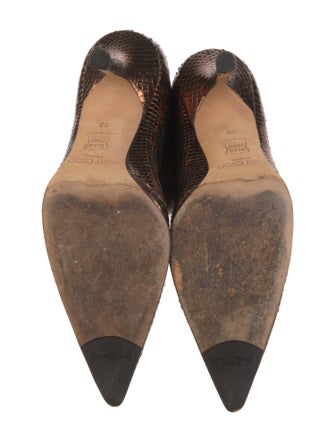 Jimmy Choo Snakeskin Animal Print Boots