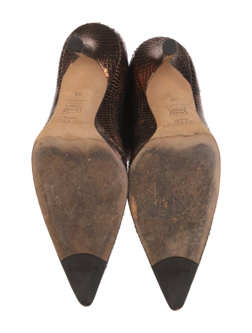 Jimmy Choo Snakeskin Animal Print Boots