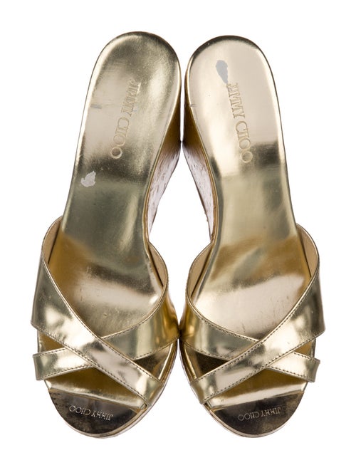 Jimmy Choo Leather Slides