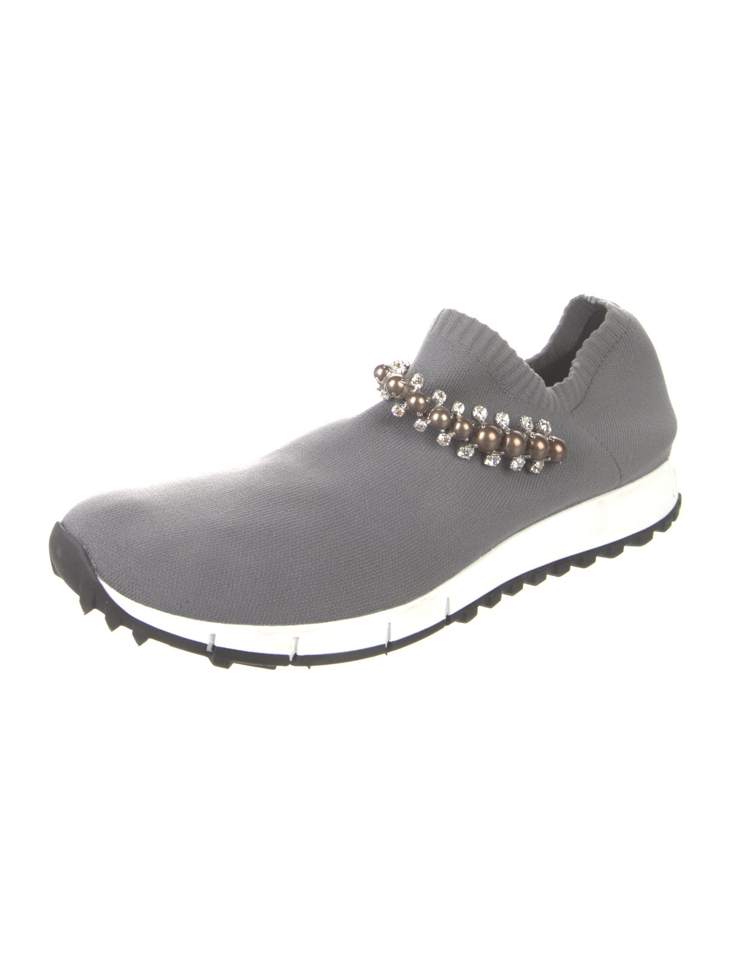 Jimmy Choo Crystal Embellishments Sneakers