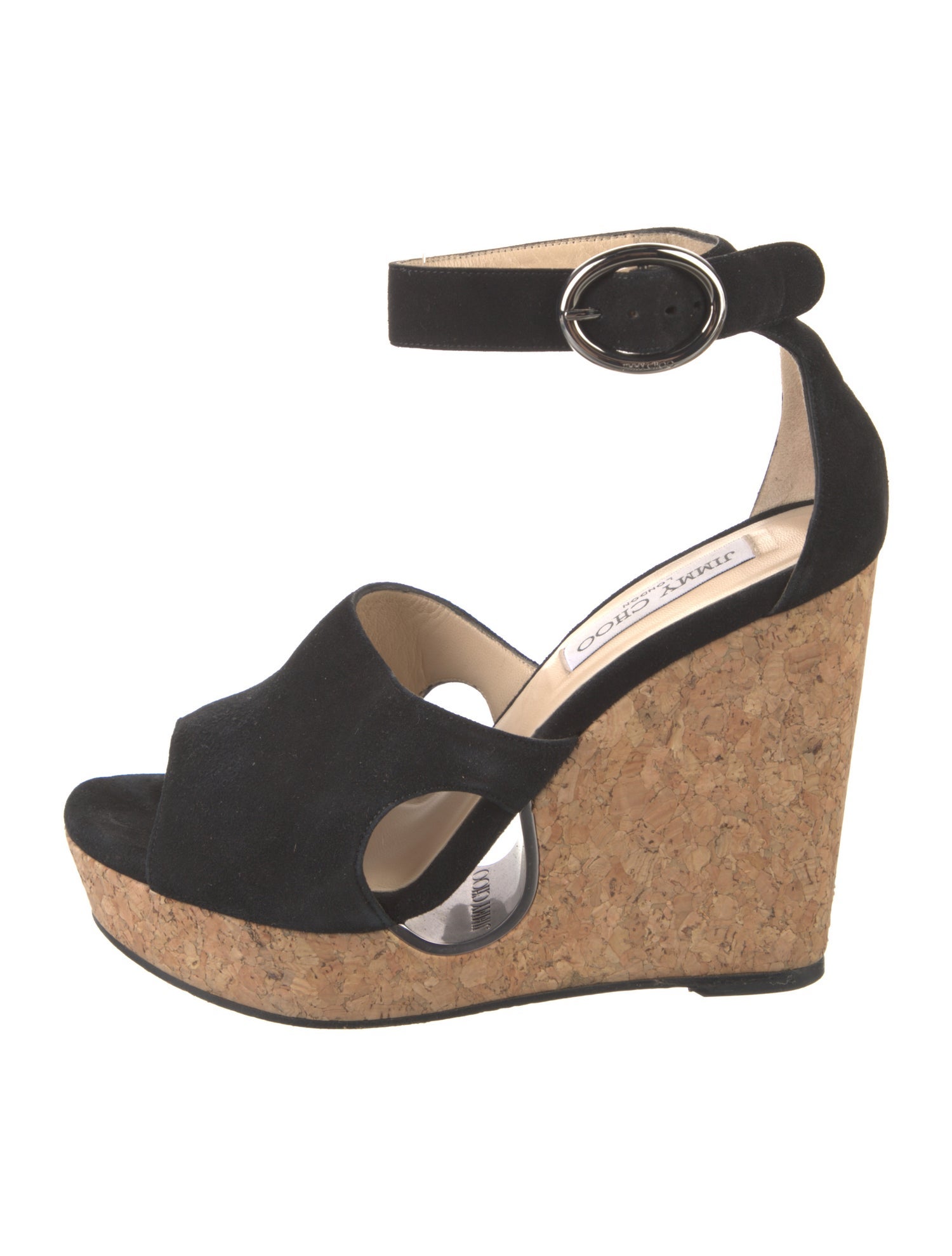 Jimmy Choo Suede Colorblock Pattern D'Orsay Pumps