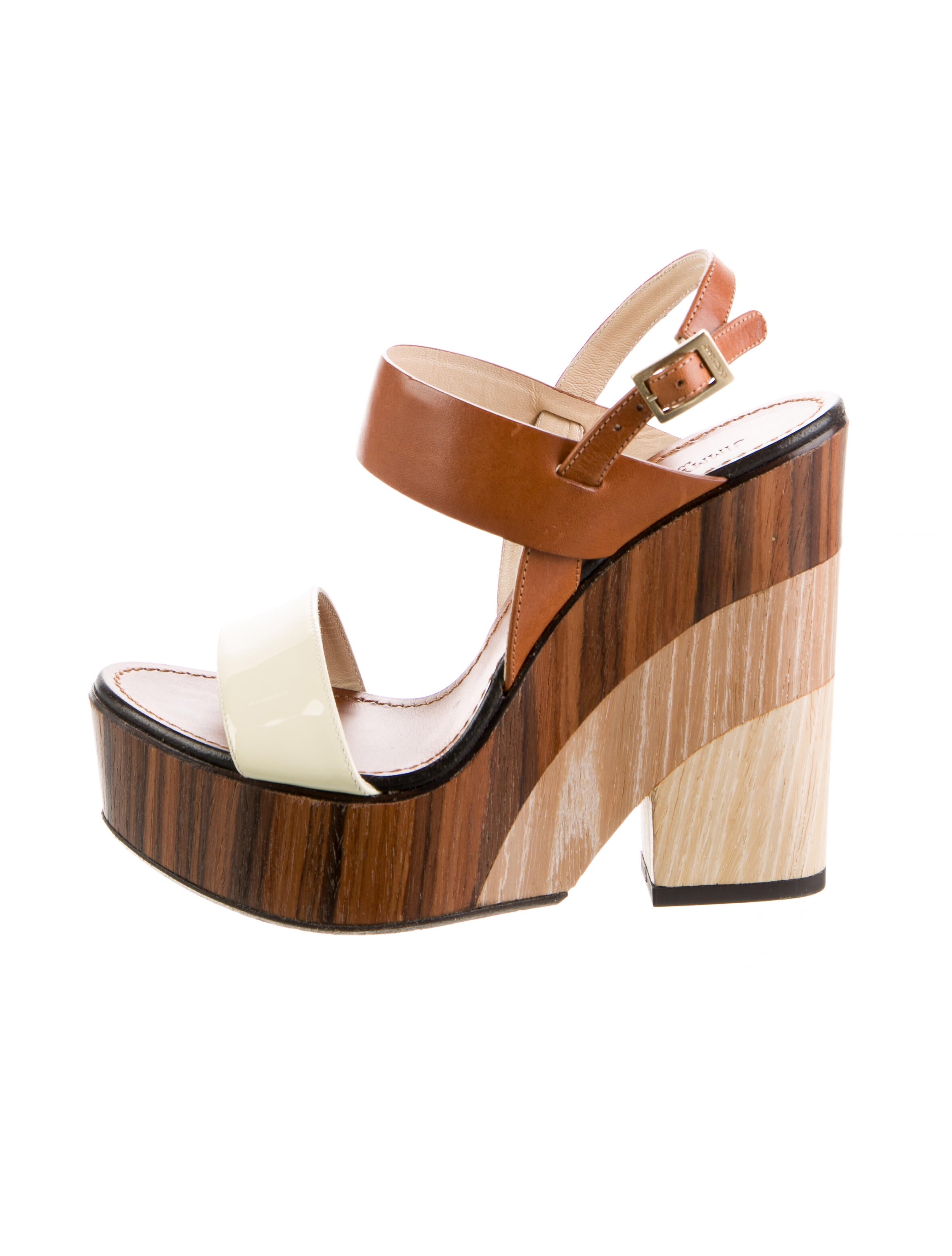 Jimmy Choo Leather Slingback Sandals