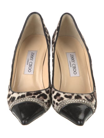 Jimmy Choo Ponyhair Animal Print Pumps