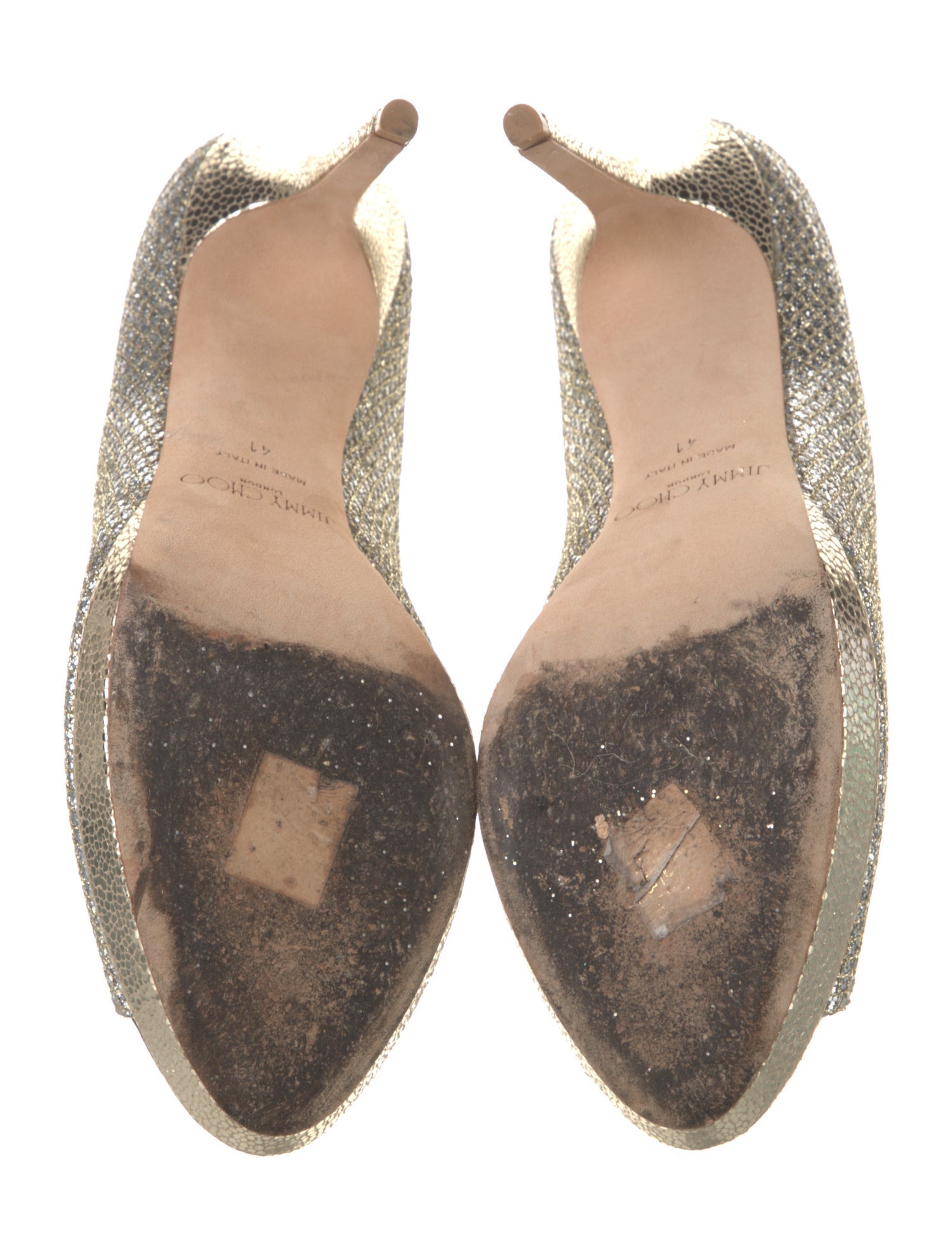 Jimmy Choo Glitter Glitter Accents Pumps