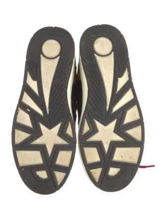 Jimmy Choo Nylon Printed Lace-Up Boots