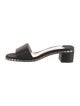 Jimmy Choo Satin Crystal Embellishments Slides