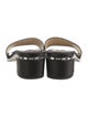 Jimmy Choo Satin Crystal Embellishments Slides