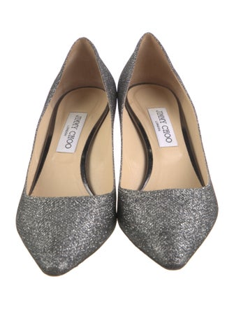 Jimmy Choo Glitter Glitter Accents Pumps