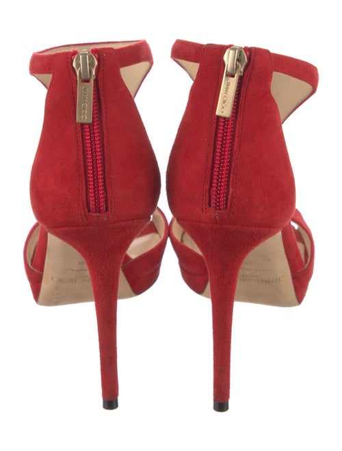 Jimmy Choo Suede T-Strap Sandals