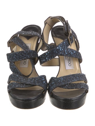 Jimmy Choo Glitter Sandals