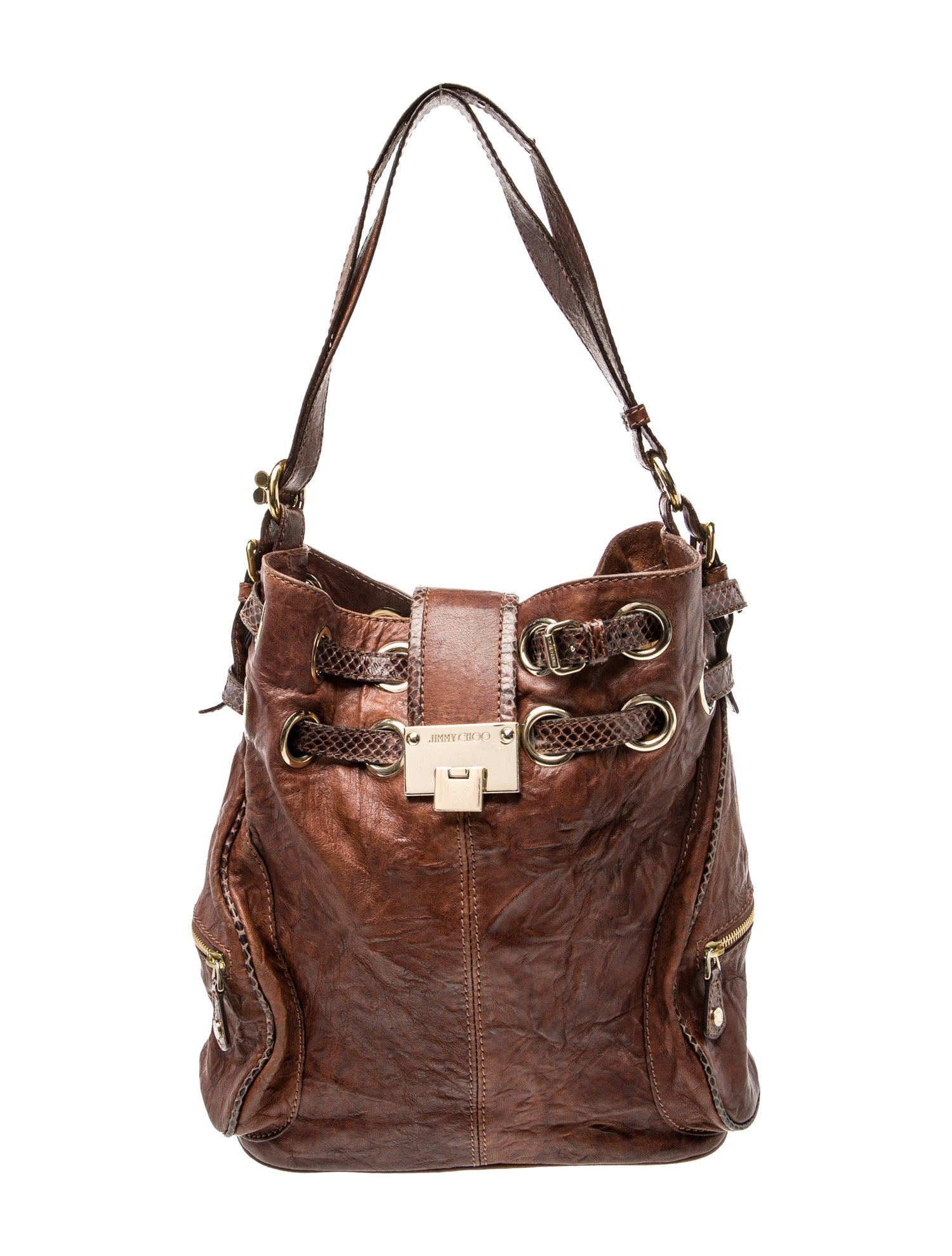 Jimmy Choo Leather Shoulder Bag