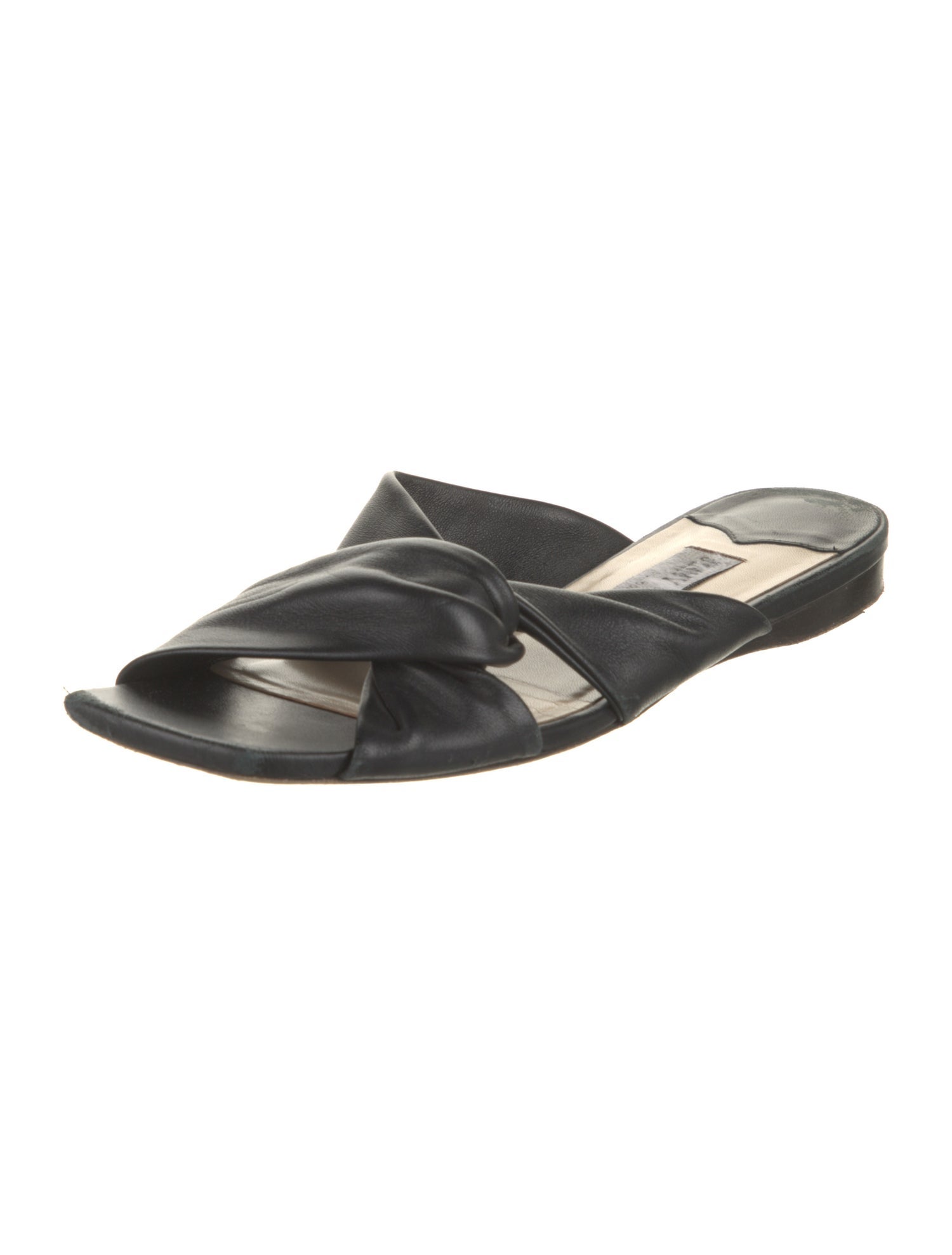 Jimmy Choo Leather Slides