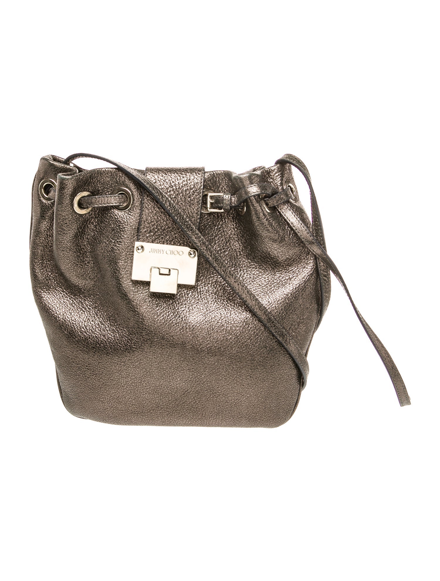 Jimmy Choo Leather Bucket Bag