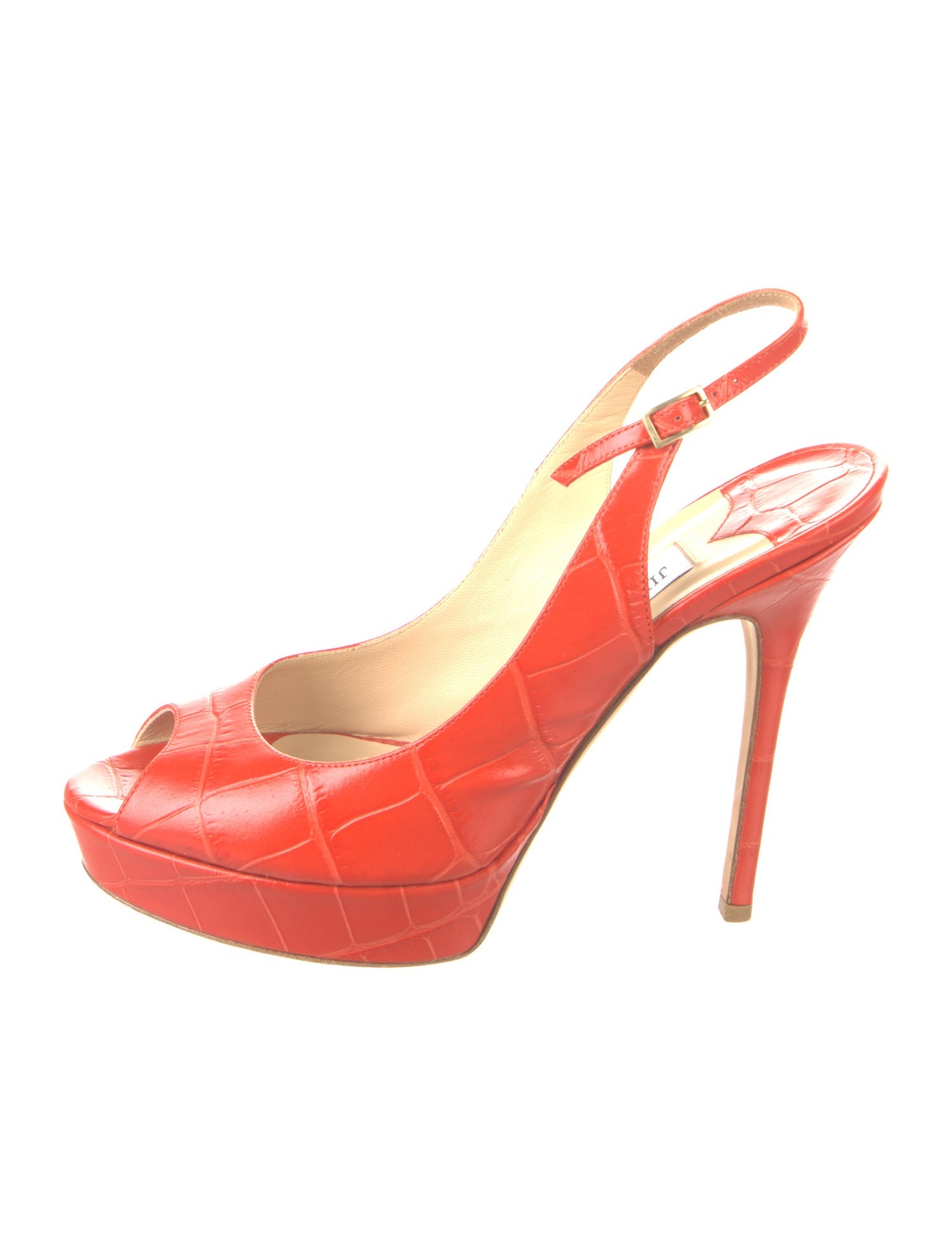 Jimmy Choo Leather Slingback Pumps