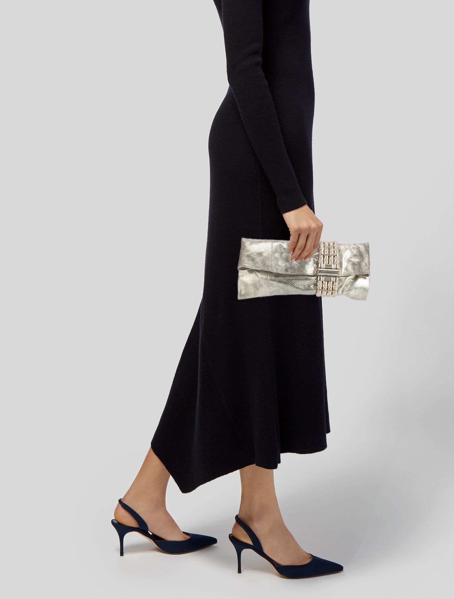 Jimmy Choo Leather Clutch