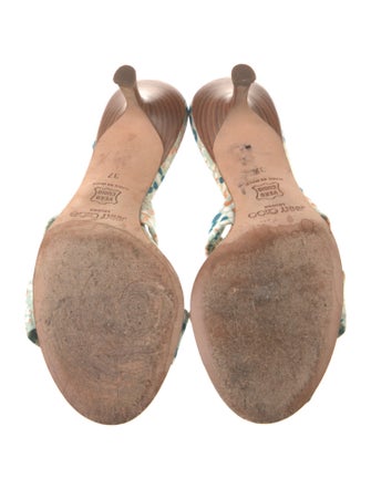 Jimmy Choo Floral Print Slides