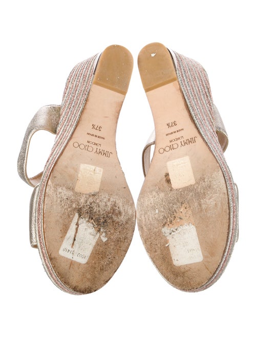 Jimmy Choo Leather Espadrilles