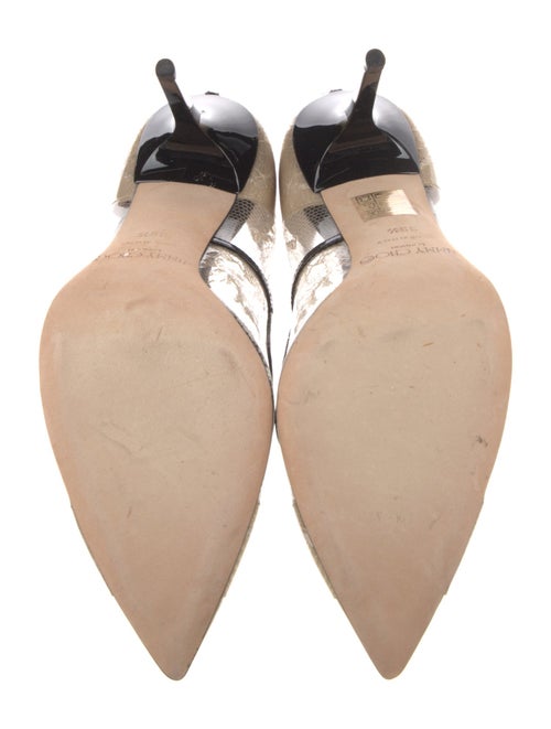 Jimmy Choo PVC Mesh Accents Pumps