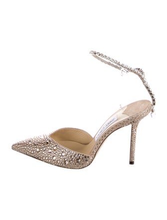 Jimmy Choo Crystal D'Orsay Pumps