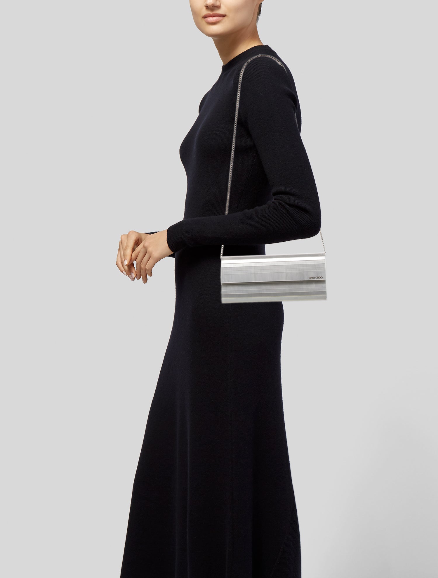 Jimmy Choo Mother Of Pearl Clutch