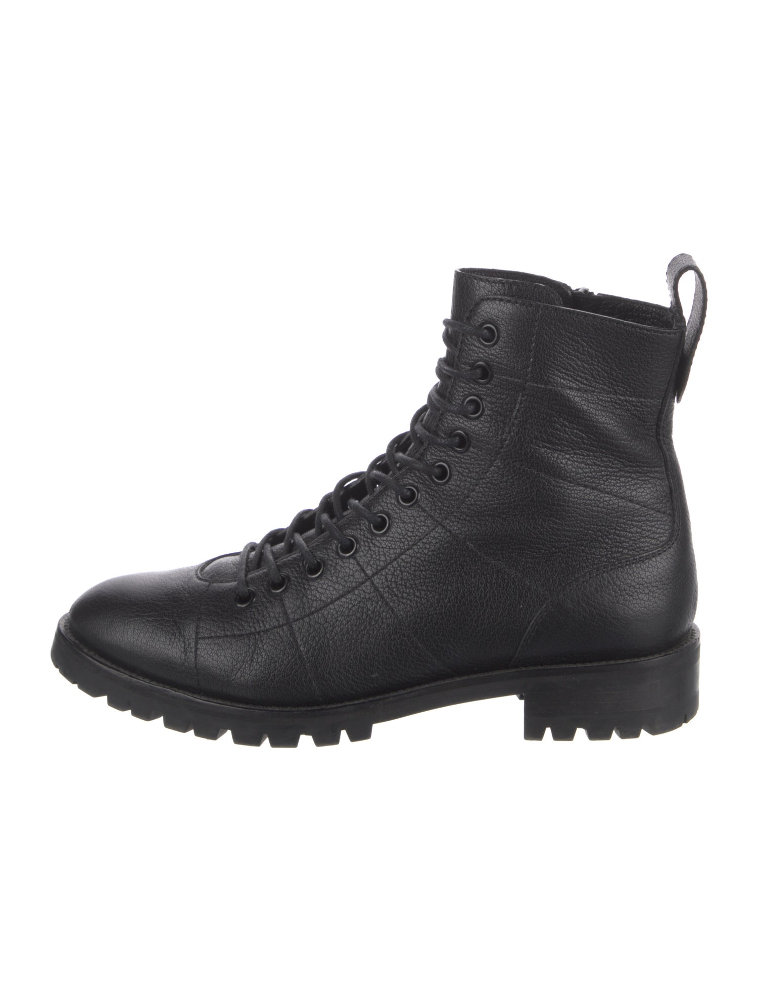Jimmy Choo Leather Combat Boots