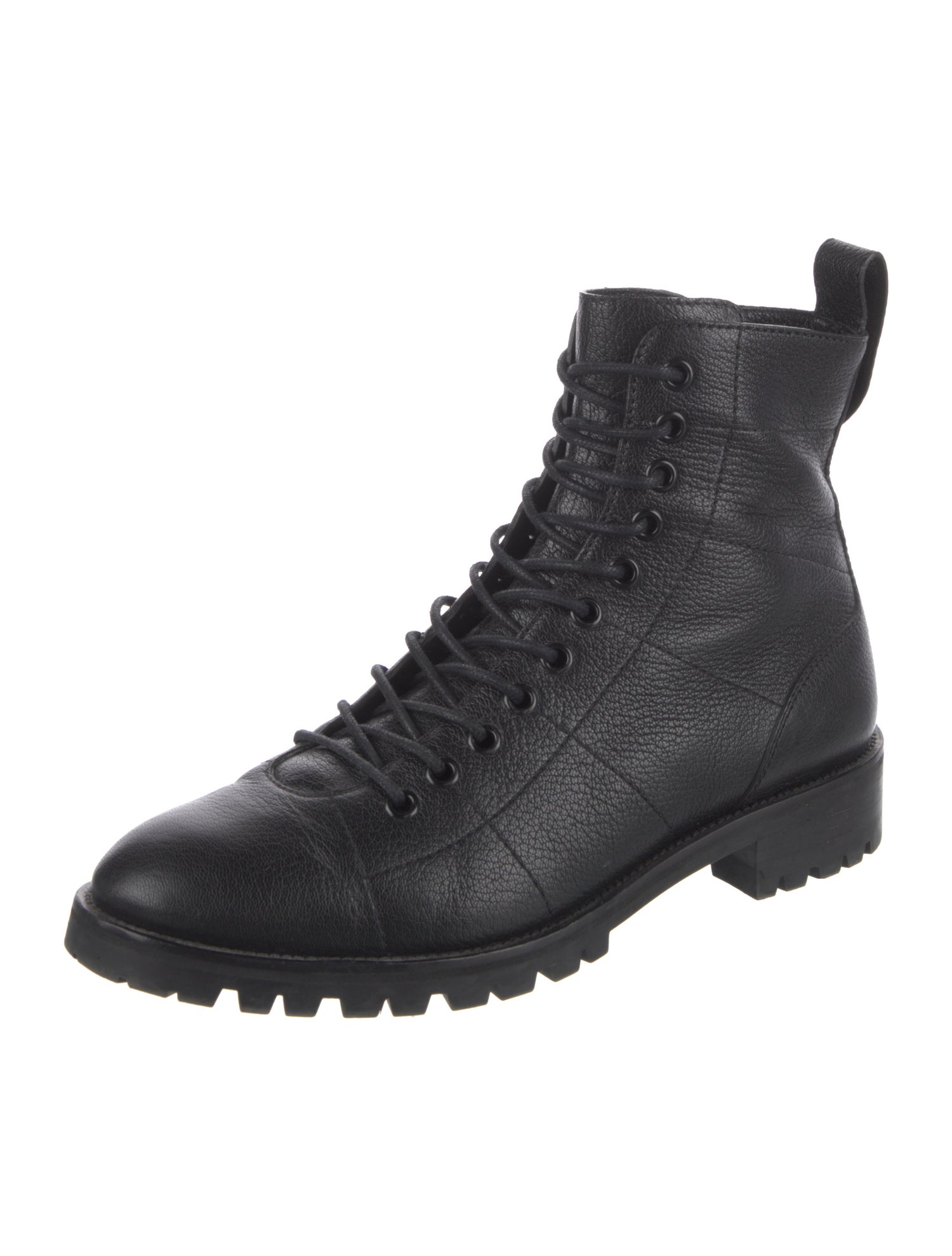 Jimmy Choo Leather Combat Boots