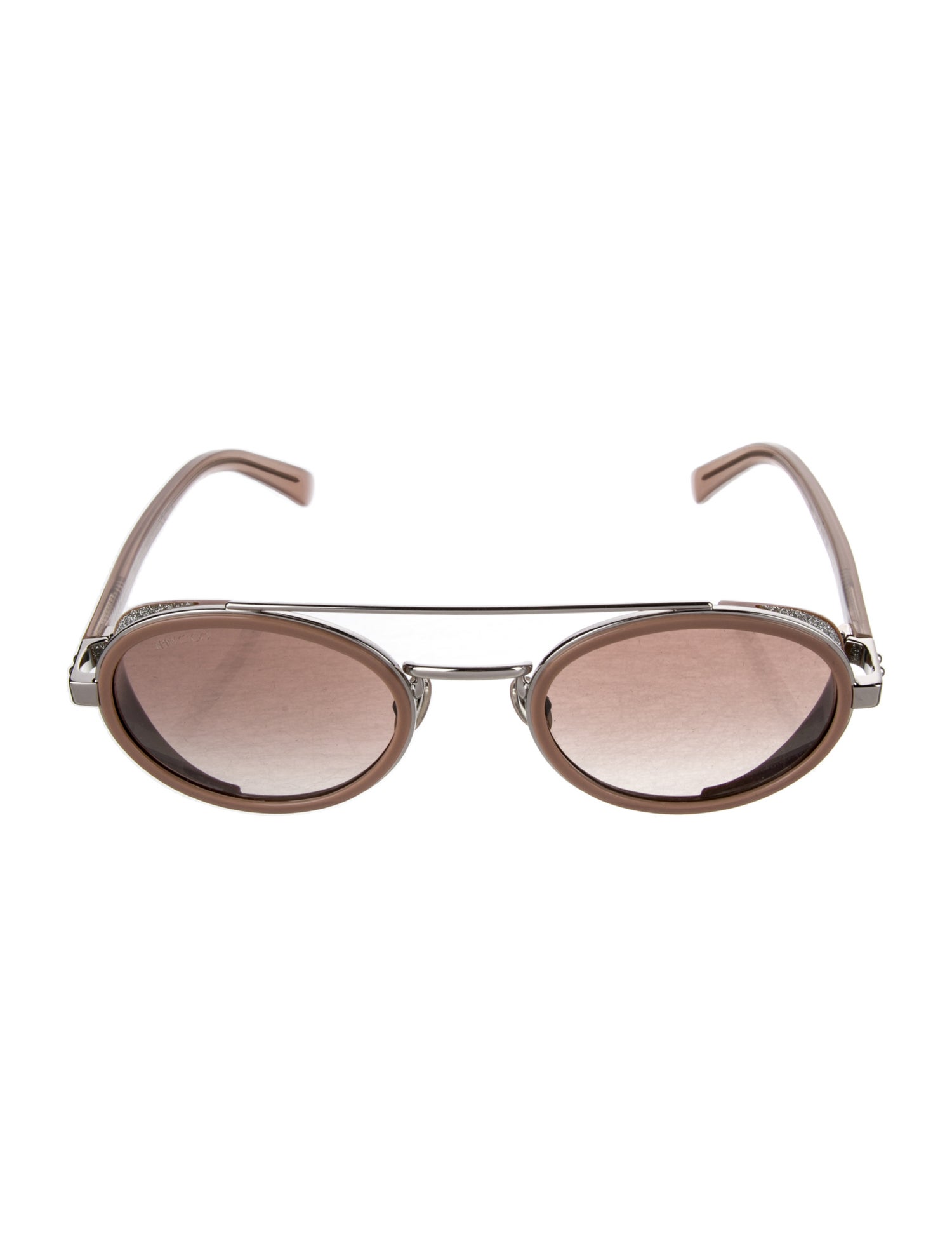 Jimmy Choo Round Gradient Sunglasses