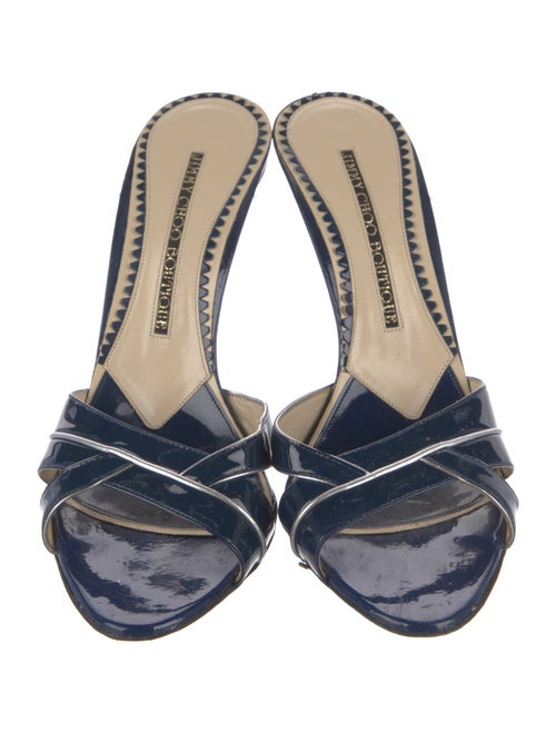 Jimmy Choo Patent Leather Slides