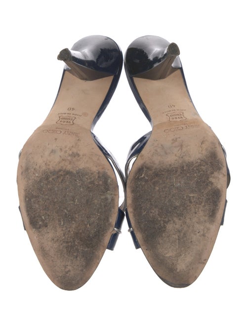 Jimmy Choo Patent Leather Slides