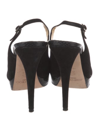 Jimmy Choo Suede Slingback Pumps
