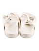 Jimmy Choo Faux Pearl Accents Leather Slides