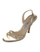Jimmy Choo Leather Slingback Sandals