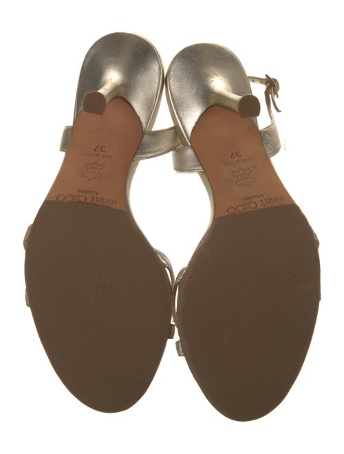 Jimmy Choo Leather Slingback Sandals