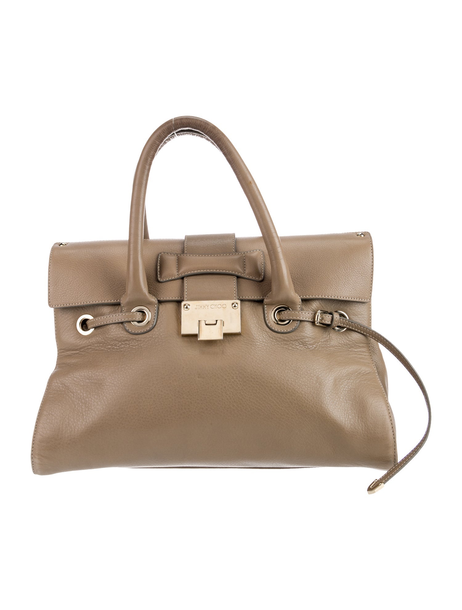 Jimmy Choo Leather Top Handle Bag
