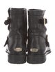Jimmy Choo Leather Moto Boots