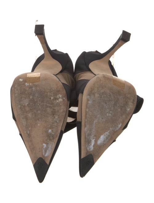 Jimmy Choo x Mugler Mesh Striped Sock Boots