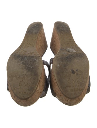 Jimmy Choo Glitter Slides