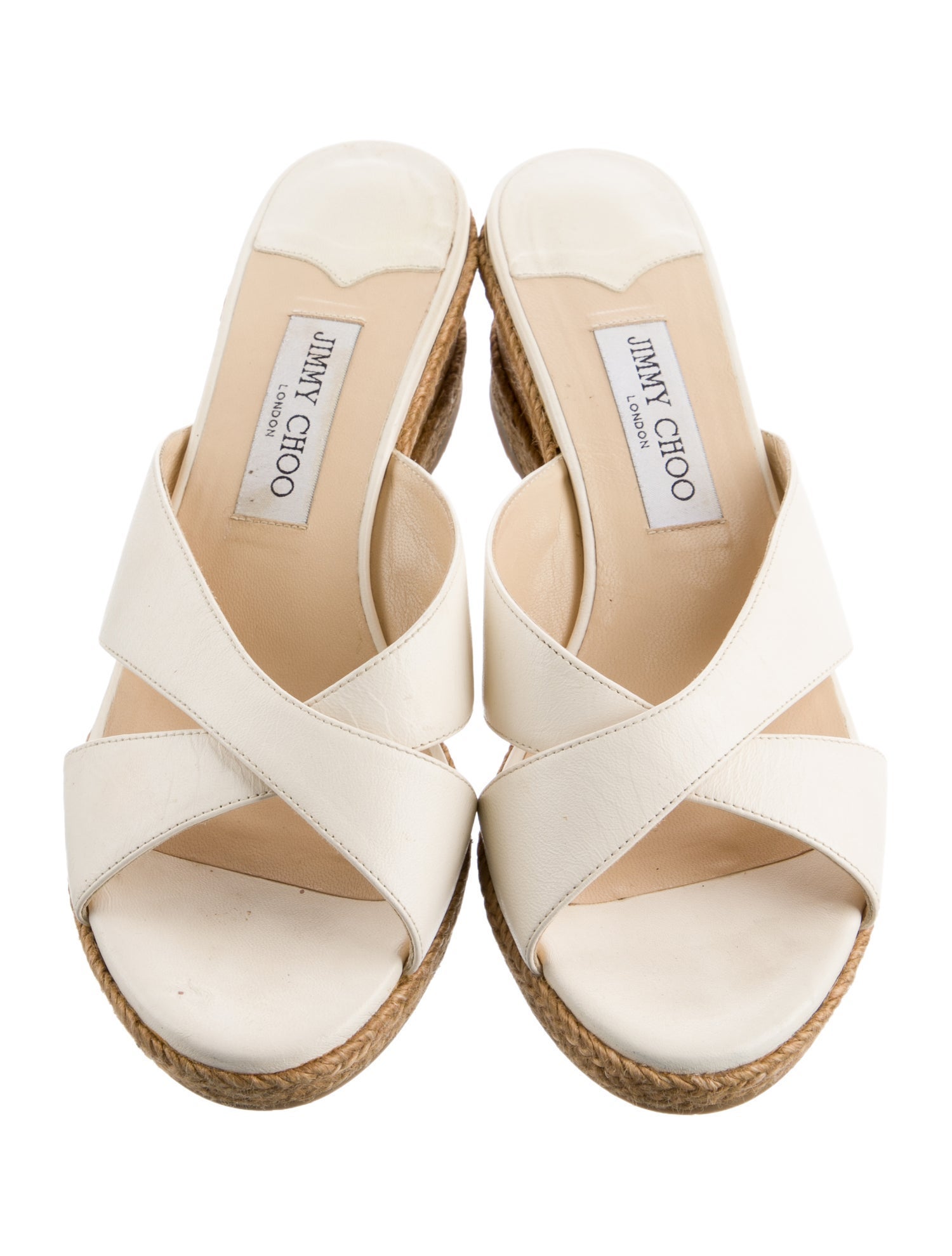 Jimmy Choo Leather Espadrilles