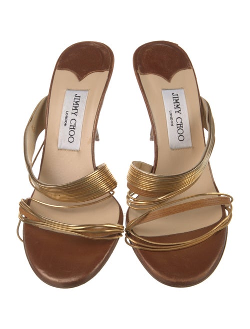 Jimmy Choo Leather Slides