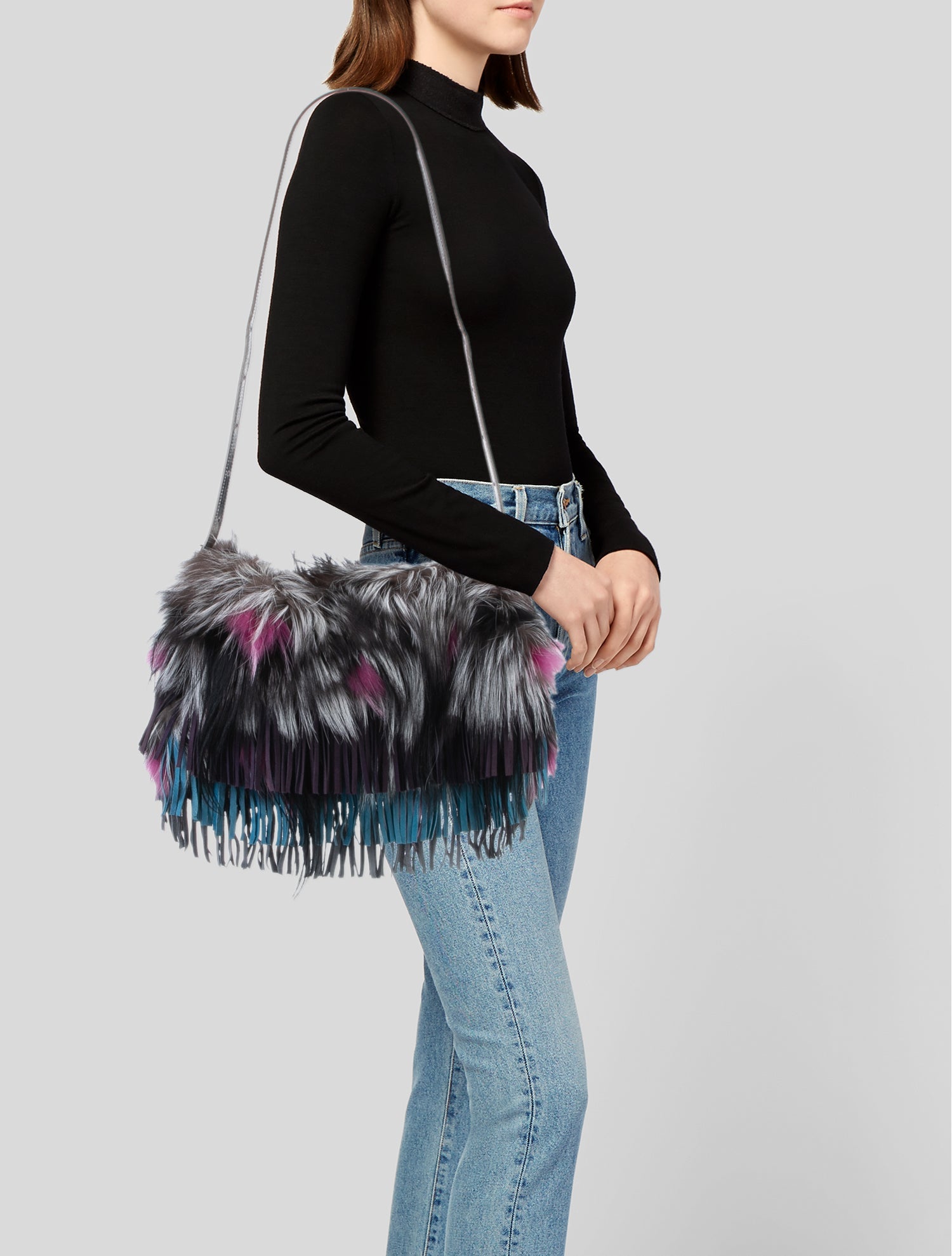 Jimmy Choo Suede Shoulder Bag