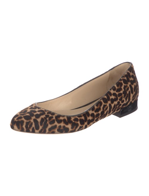 Jimmy Choo Ponyhair Animal Print Ballet Flats
