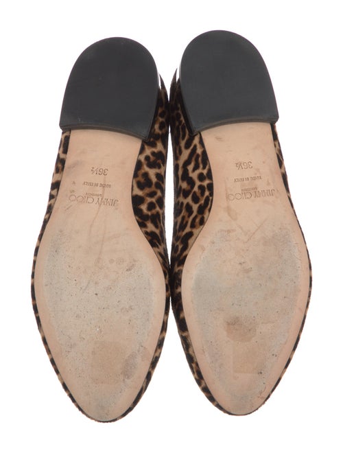 Jimmy Choo Ponyhair Animal Print Ballet Flats