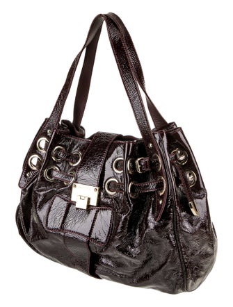 Jimmy Choo Patent Leather Shoulder Bag