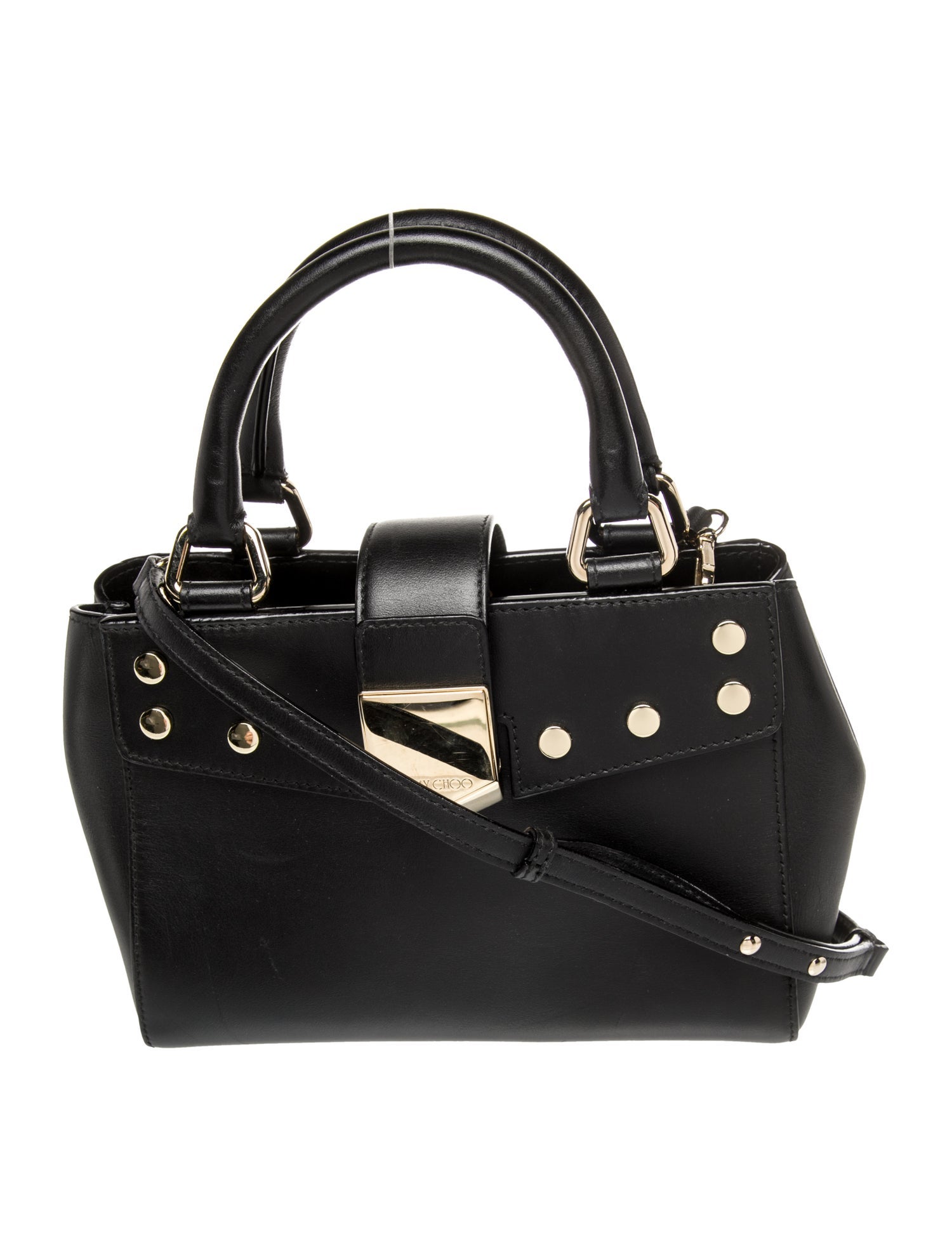 Jimmy Choo Leather Top Handle Bag