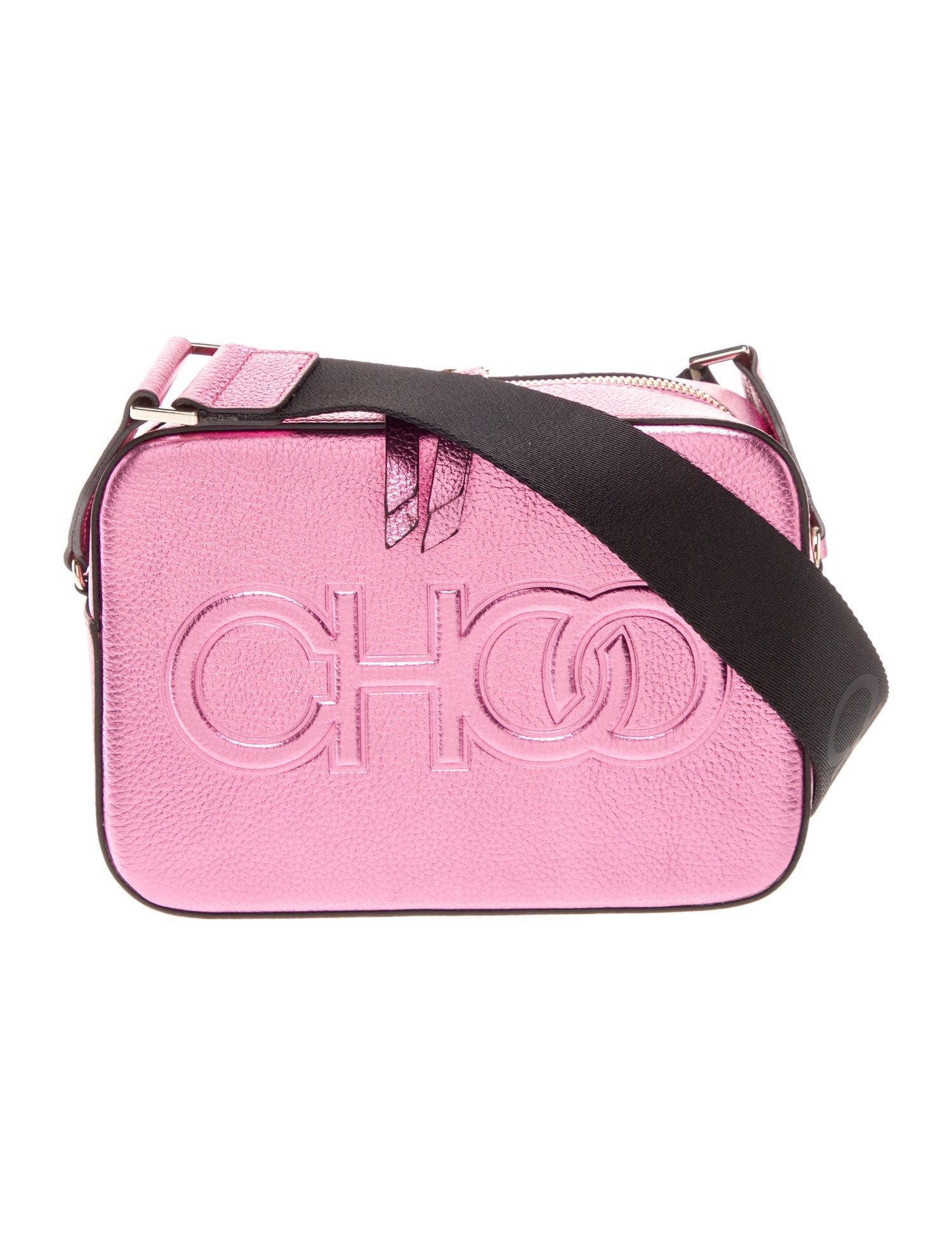 Jimmy Choo Leather Messenger Bag