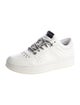 Jimmy Choo Leather Crystal Embellishments Sneakers