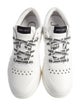 Jimmy Choo Leather Crystal Embellishments Sneakers