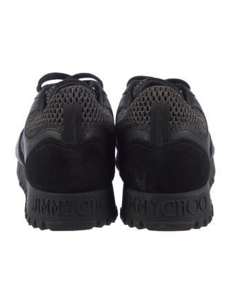 Jimmy Choo Mesh Glitter Accents Sneakers