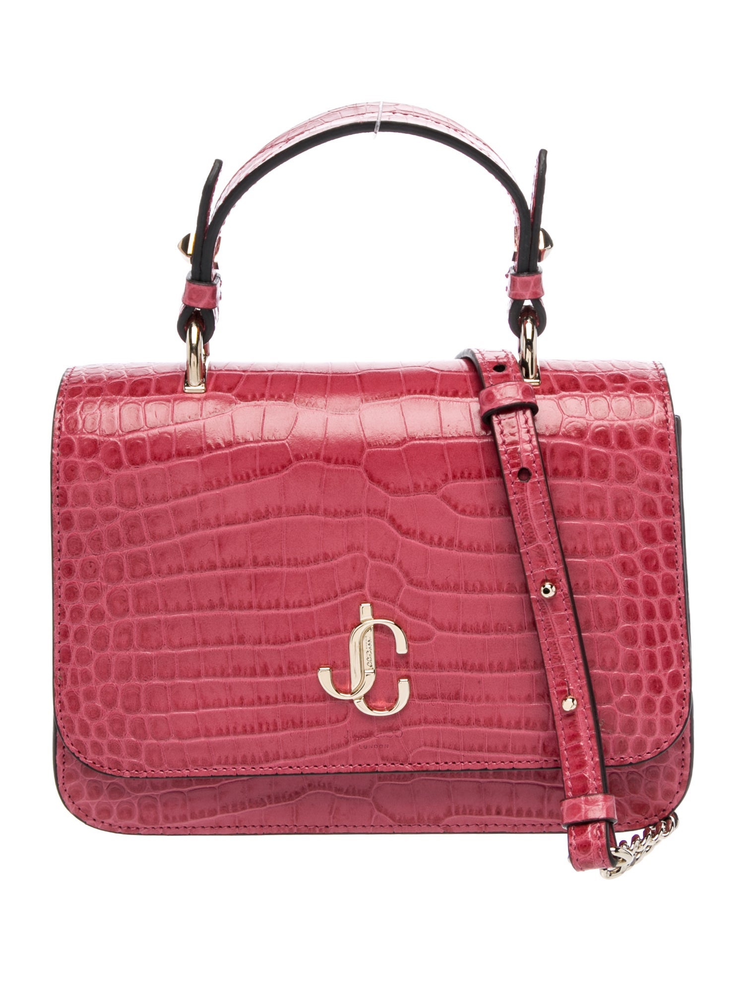 Jimmy Choo Embossed Leather JC