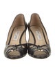 Jimmy Choo Leather Animal Print Pumps